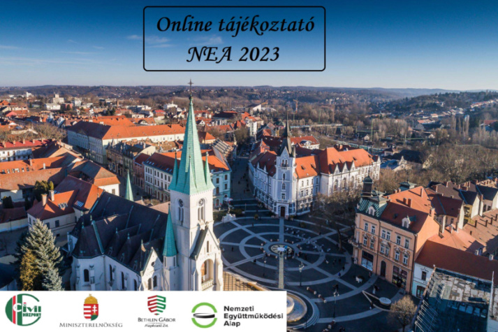 NEA  2023 egyszerűsített támogatás - Online tájékoztató